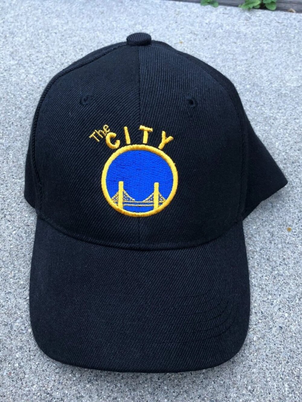 Golden State Warriors The City Hat Men's Adjustable Cap Black Baseball